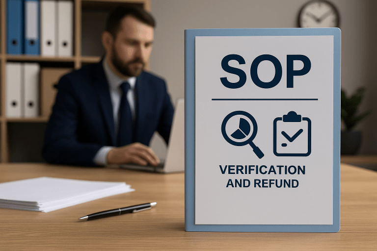 Standard Operating Procedure (SOP) to be followed by exporters -reg.