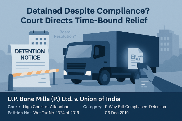 Detained goods to be released on furnishing full payment of tax and penalty.
