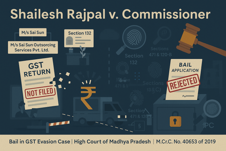 Bail for offences committed under Section 132 of the CGST Act, 2017 is to be granted depending upon the conditions and severity of economic offence.