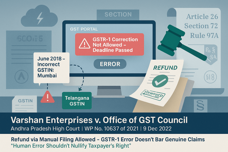 Refund under Rule 97(A) of the CGST Rules, 2017