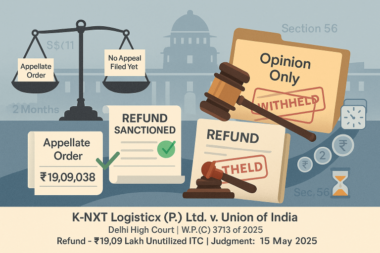 No Appeal, No Withholding – Refunds Must Flow When Orders Prevail