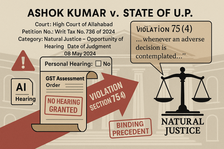 SCN issued without mention of date, time and venue of personal hearing