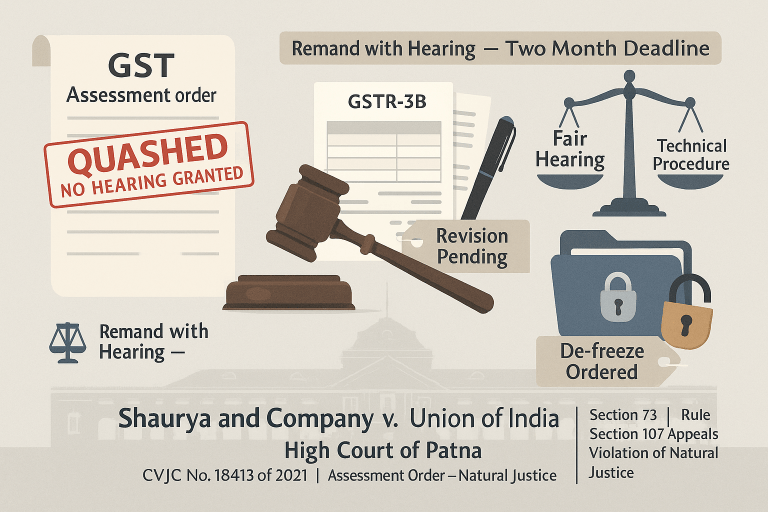 Ex-parte order passed without giving reasonable time to frame the suitable reply is not sustainable.