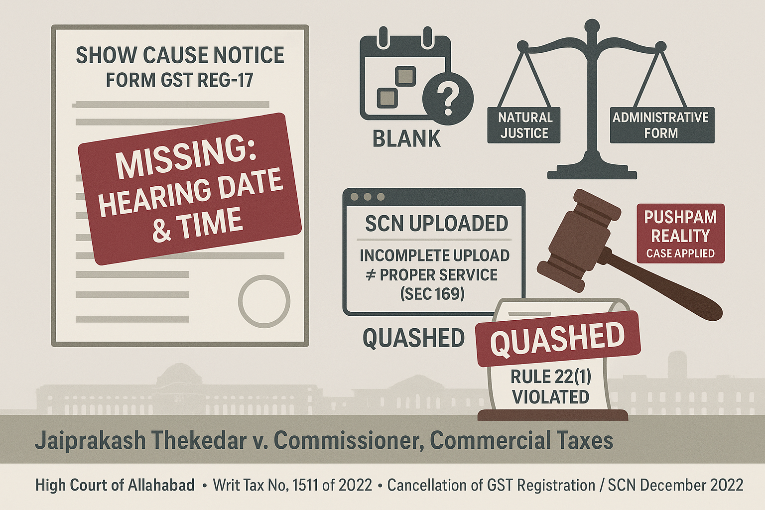 Show Cause Notice issued with improper or incomplete information is not valid.