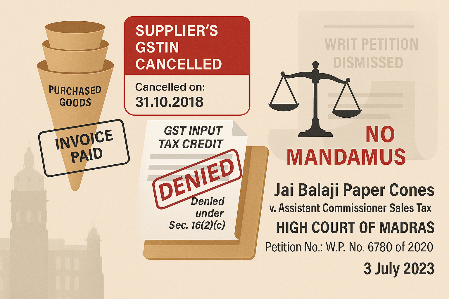No GST Credit Without Supplier Compliance