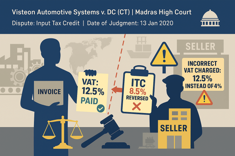 ITC shall not be reversed even if registered dealer has made excess payment of Tax.