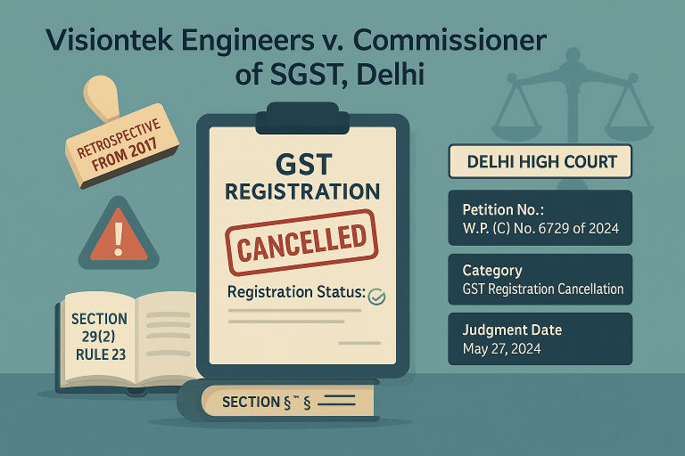 Retrospective cancellation set aside when SCN and Order bereft of details are liable to be quashed