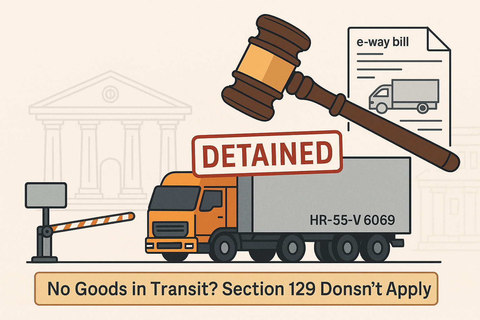 Vehicle Detention Quashed Due to Absence of Goods Movement Under Section 129