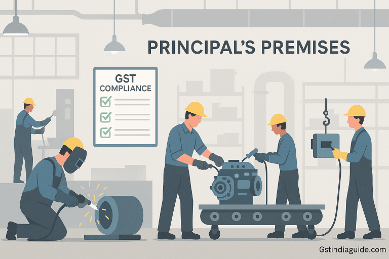 GST compliance on in-house job work: Requirement of declaring principal’s factory address by job worker