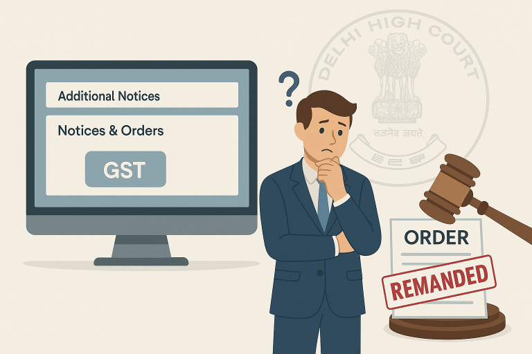 SCN Uploaded in “Additional Notices Tab” Held Invalid – Matter Remanded