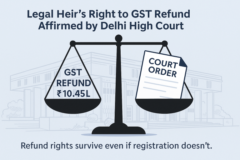 Refund Cannot Be Denied to Legal Heir Merely for Being Unregistered Under GST