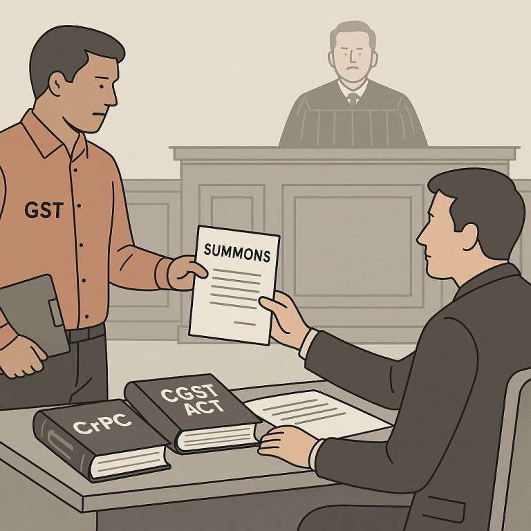 Compliance with CrPC Sec 41A Not Mandatory Before Arrest under CGST Sec 69(1)