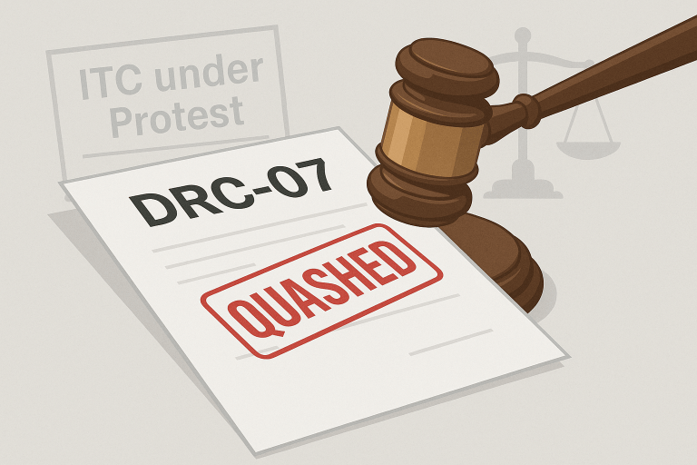 Penalty and Interest Quashed on ITC Deposited Under Protest Without Tax Demand Determination