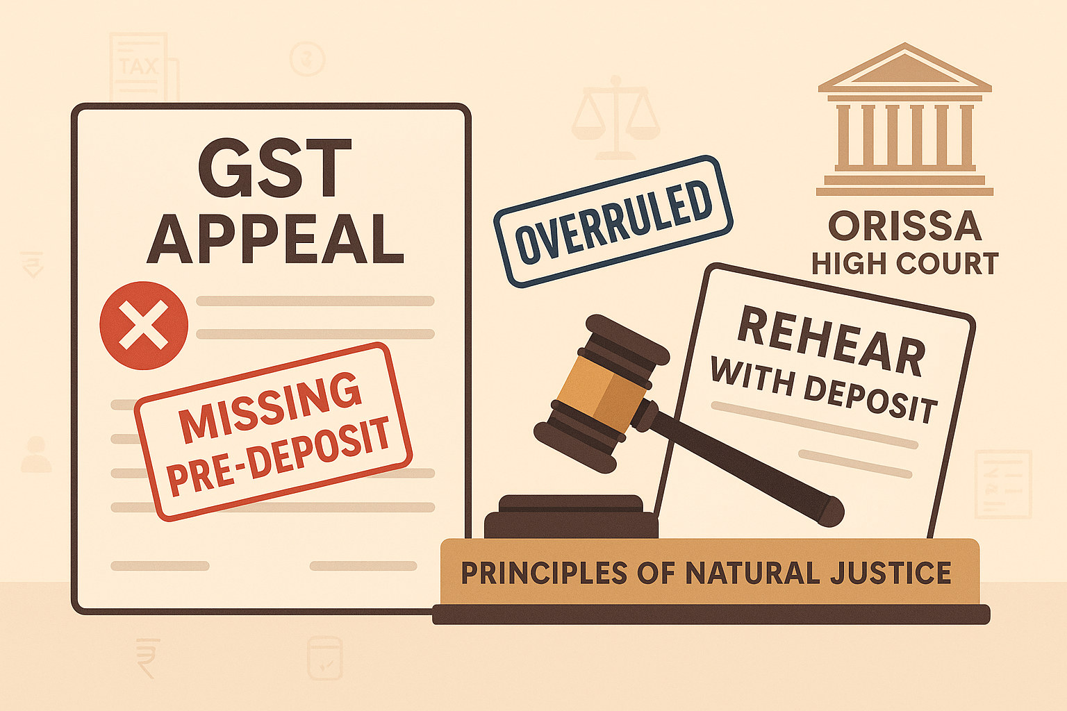 Appeal Dismissal for Pre-Deposit Non-Compliance Set Aside by Orissa HC