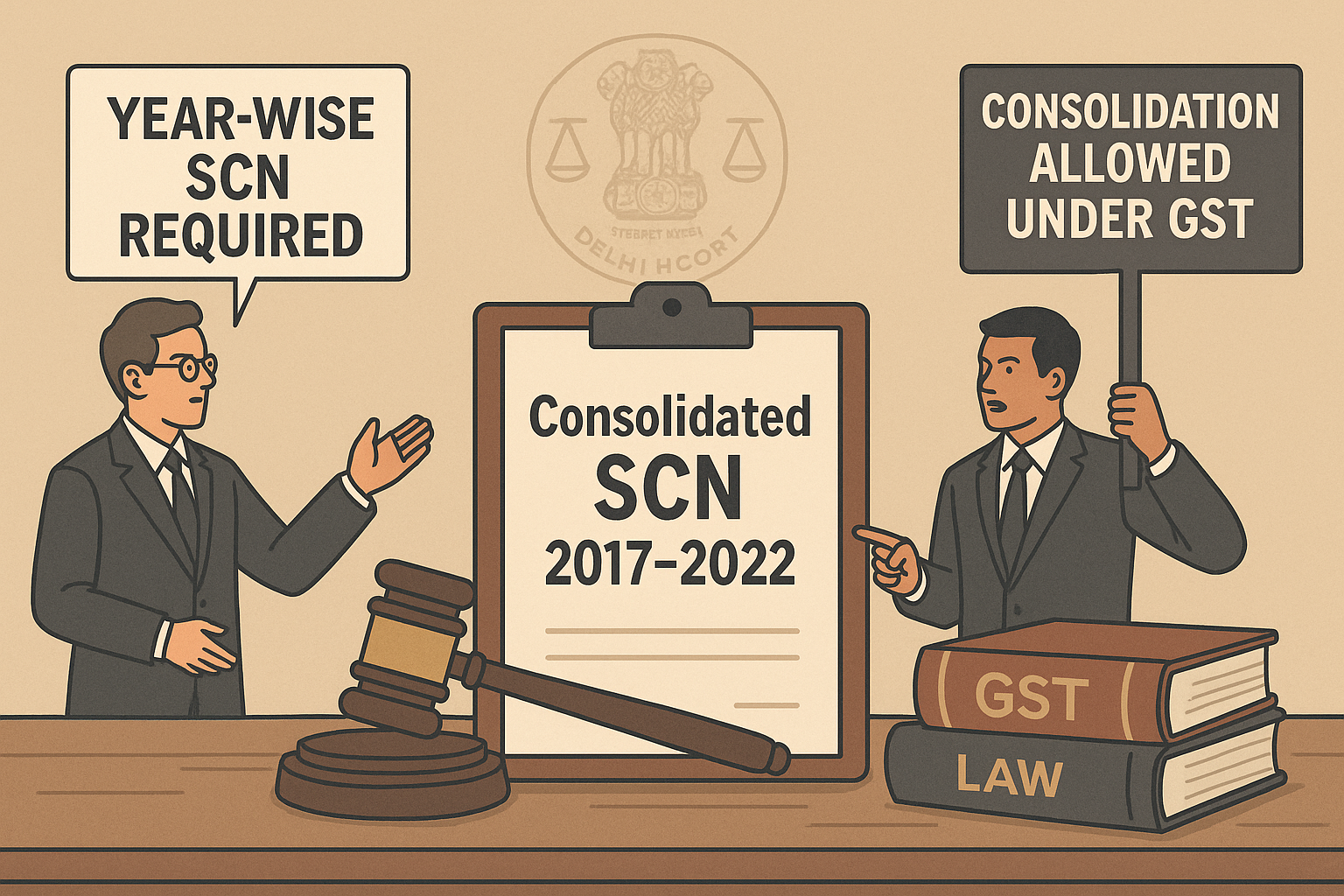 Consolidated SCN for Multiple Years under GST – Issue kept Open - GST ...
