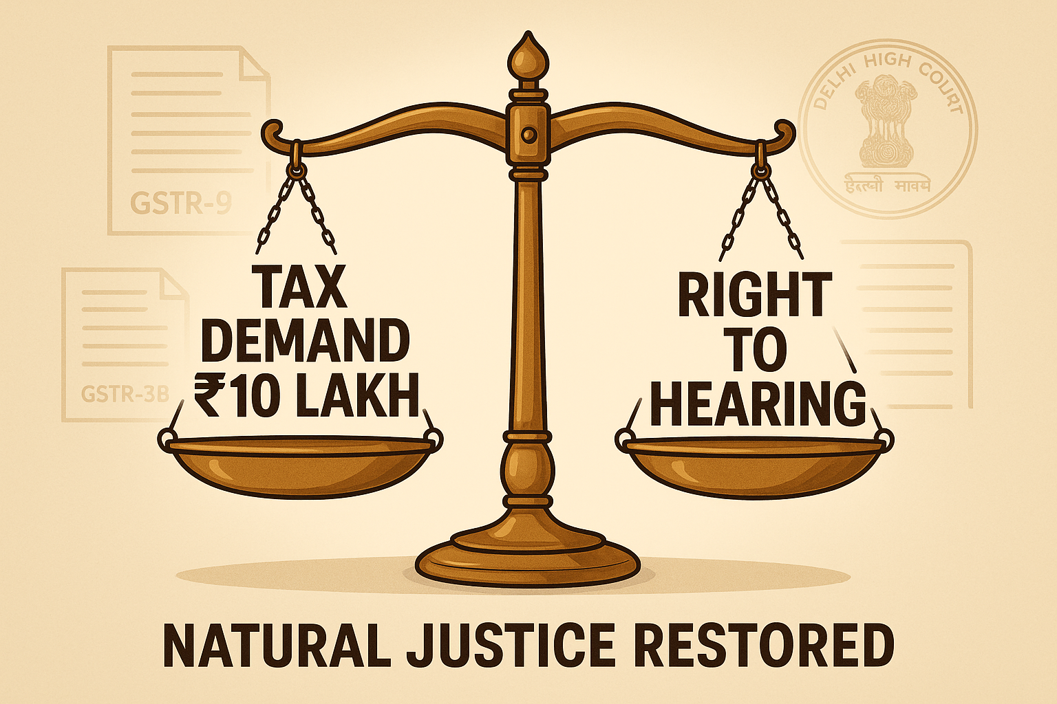 Personal Hearing Must Be Granted Before Confirming GST Demand