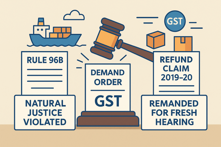 Demand Order under Rule 96B Set Aside and Matter Remanded for Fresh Consideration
