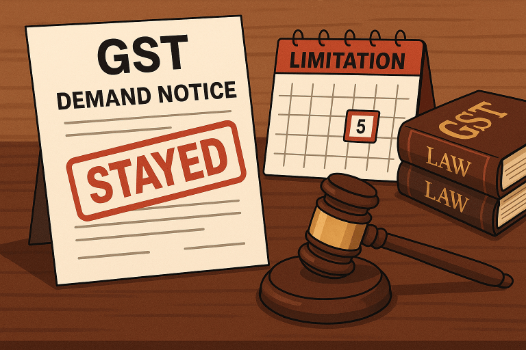 GST Demand Stayed Due to Questionable Extension of Limitation under Section 73
