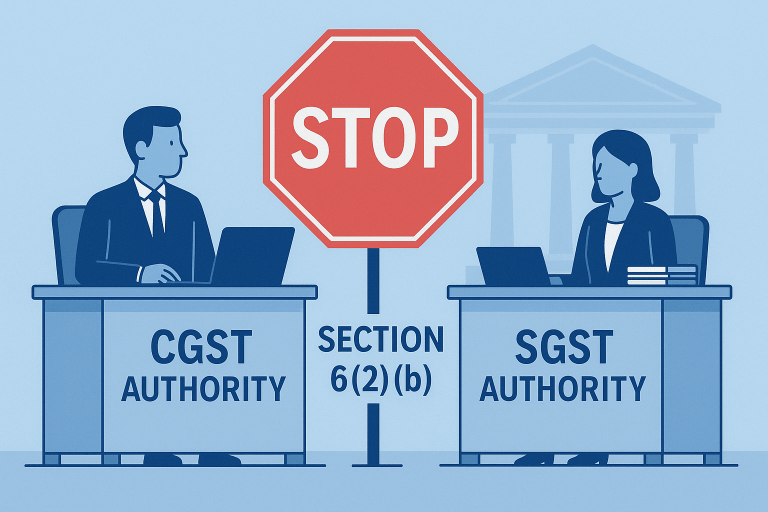 GST demand by State authorities quashed as dual proceedings barred under Section 6(2)(b) of CGST Act, allowing only CGST authorities to continue