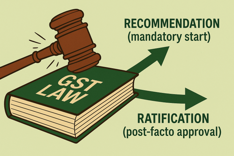 Review petition dismissed as subsequent GST Council ratification cannot cure the absence of prior recommendation under Section 168A