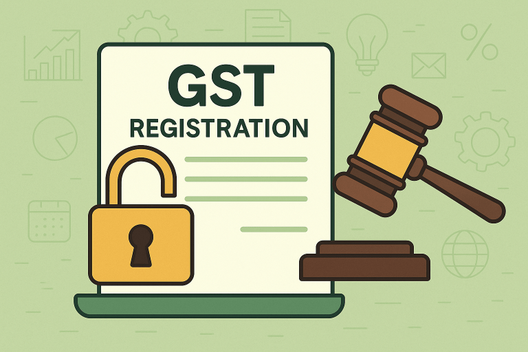 GST registration restored as High Court held cancellation for non-filing of returns could be revoked upon payment of dues within Court-stipulated period
