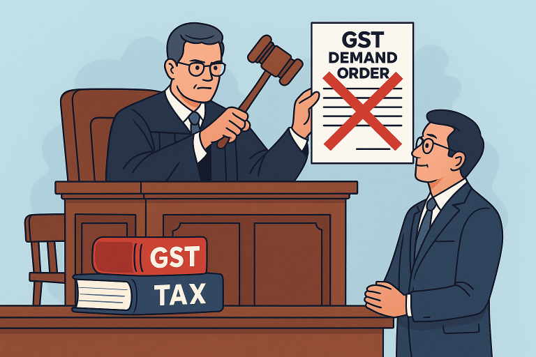 GST demand quashed as no personal hearing was given despite explicit request in reply