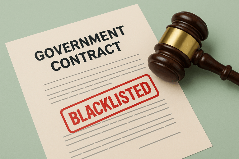 Blacklisting upheld as repeated delay in supplies justified government action despite plea of procedural irregularities