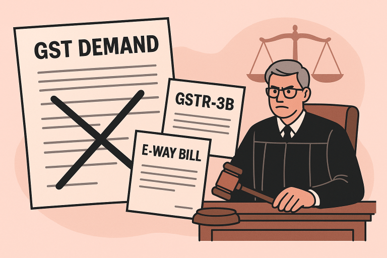 GST demand quashed as rejection of reply without addressing objections on GSTR-3B vs e-way bill mismatch held unsustainable