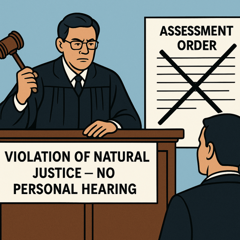 Assessment orders quashed as High Court held that absence of mandatory personal hearing under Section 75(4) violated principles of natural justice