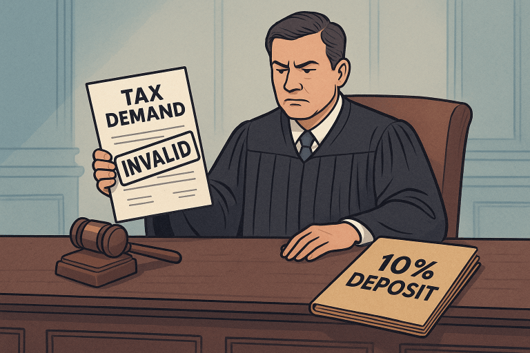 GST assessment orders quashed as confirmation of tax demand without reasons and hearing violated natural justice, but remand allowed subject to 10% deposit