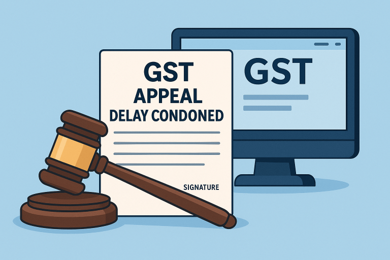 Delay in GST appeal condoned as order uploaded only on portal without physical service deprived assessee of natural justice