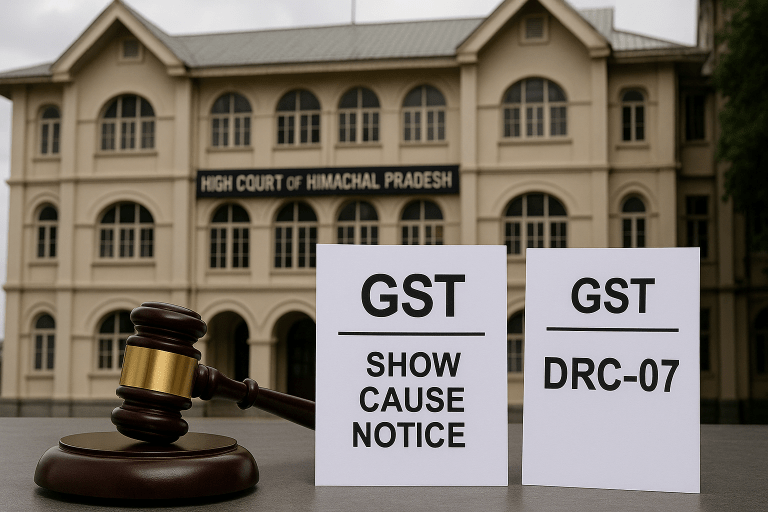 Writ petition dismissed as premature since challenge to GST show cause notice was raised without filing reply; principles of natural justice held not violated at pre-adjudication stage