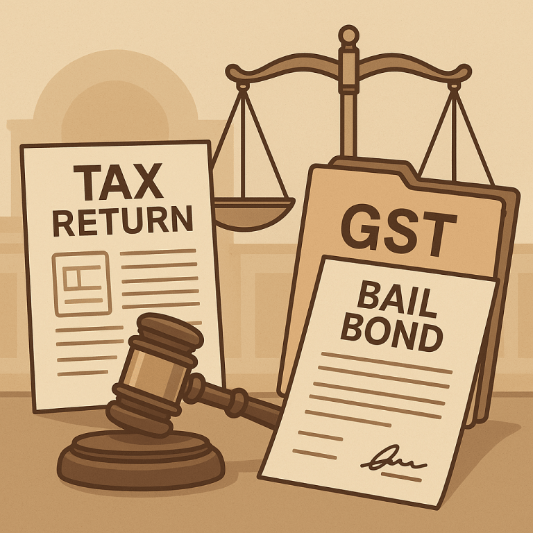 Regular bail granted in GST fake ITC case as prolonged custody was held unnecessary given documentary nature of evidence and pending trial