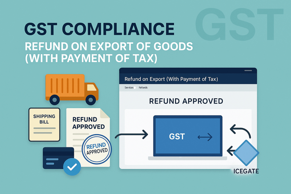 GST Compliance – Refund on Export of Goods (With Payment of Tax) - GST ...