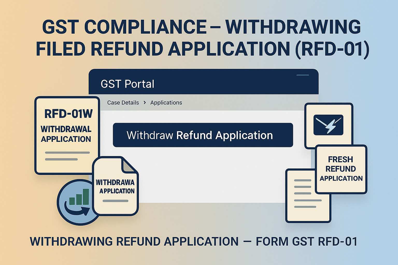 GST Compliance – Withdrawing Filed Refund Application (RFD-01) - GST ...