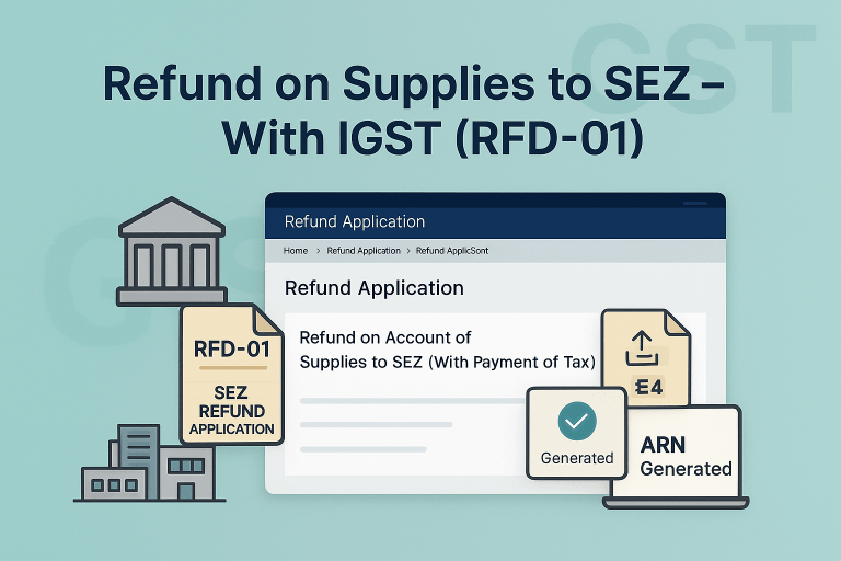GST Compliance – Refund on Supplies to SEZ (With IGST)