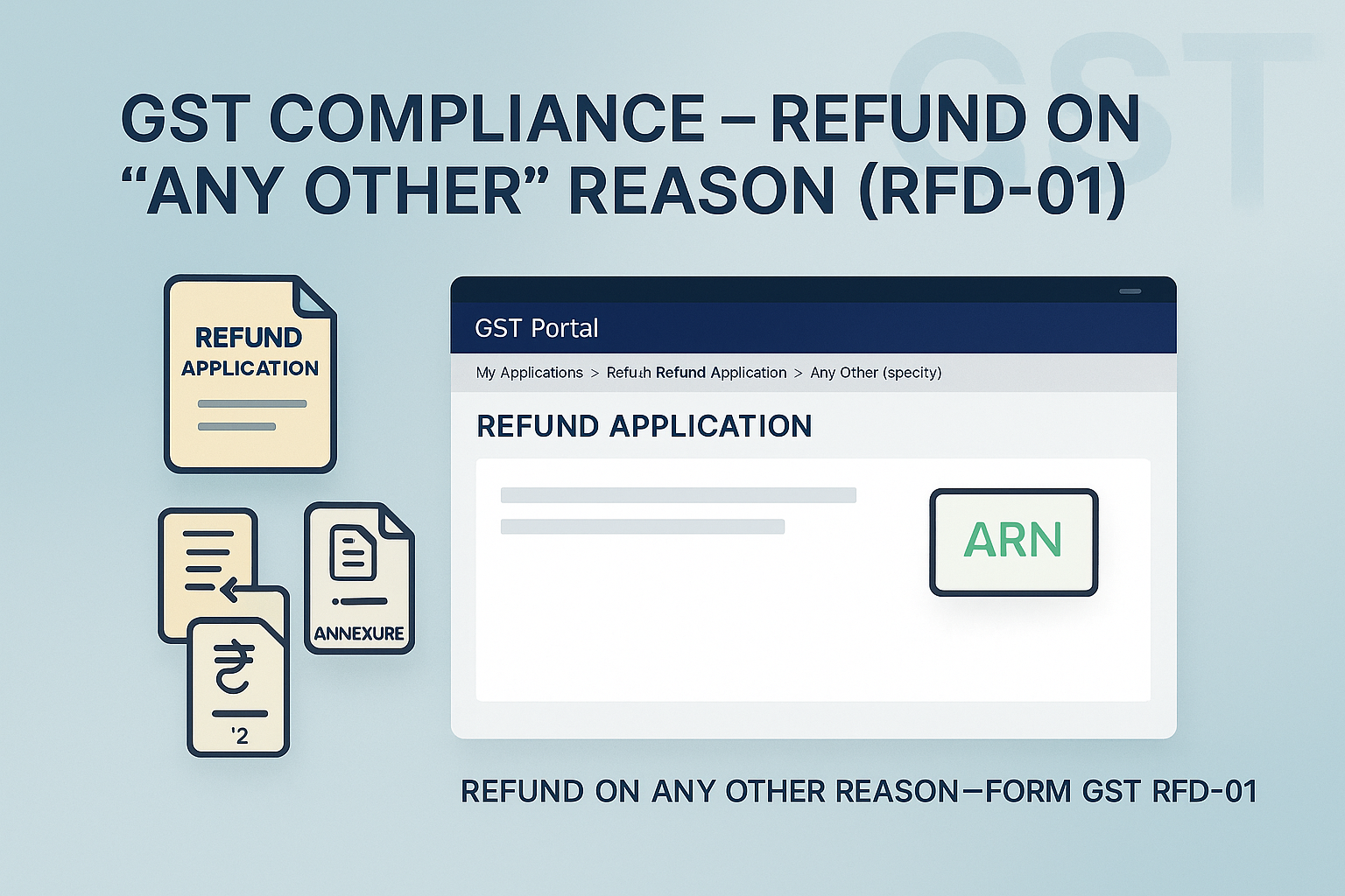 GST Compliance – Refund on “Any Other” Reason (RFD-01) - GST Indiaguide