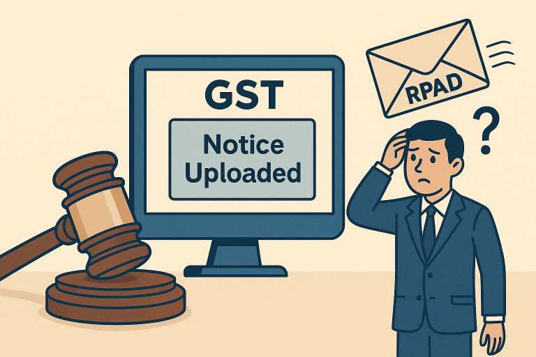 Ex parte GST assessment order set aside as notices served only through portal were held insufficient without alternative service under Section 169