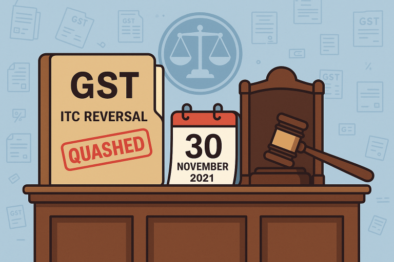 GST ITC denial quashed as Madras High Court held that retrospective amendment to Section 16(5) extended ITC availment time limit up to 30.11.2021 for FYs 2017-18 to 2020-21