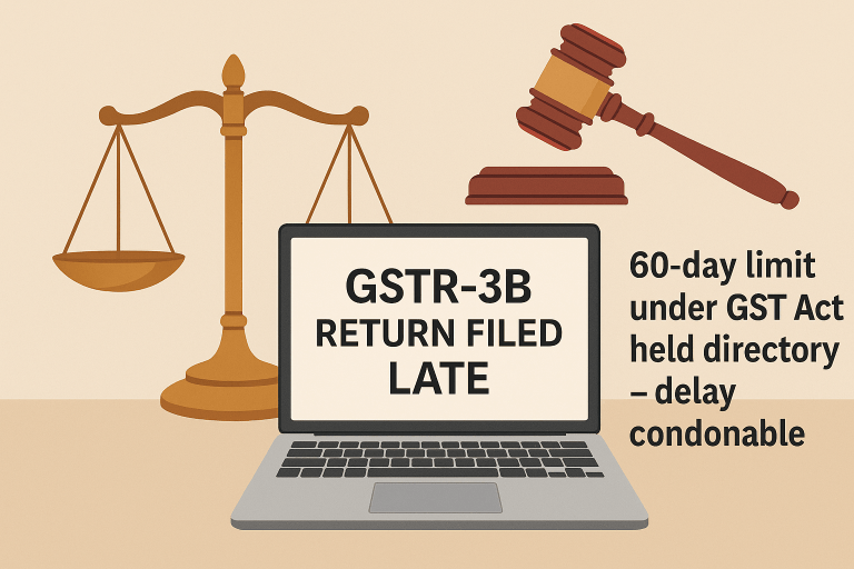 Assessment order under Section 62(1) of the GST Act remanded as High Court held that the 60-day period in Section 62(2) is directory, allowing condonation of delay in filing returns due to genuine reasons.