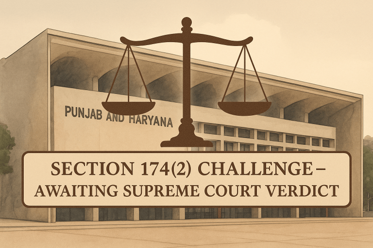 Challenge to Section 174(2) of Punjab GST Act kept pending till Supreme Court’s final decision in T.S. Belaraman case; interim protection to taxpayers continued