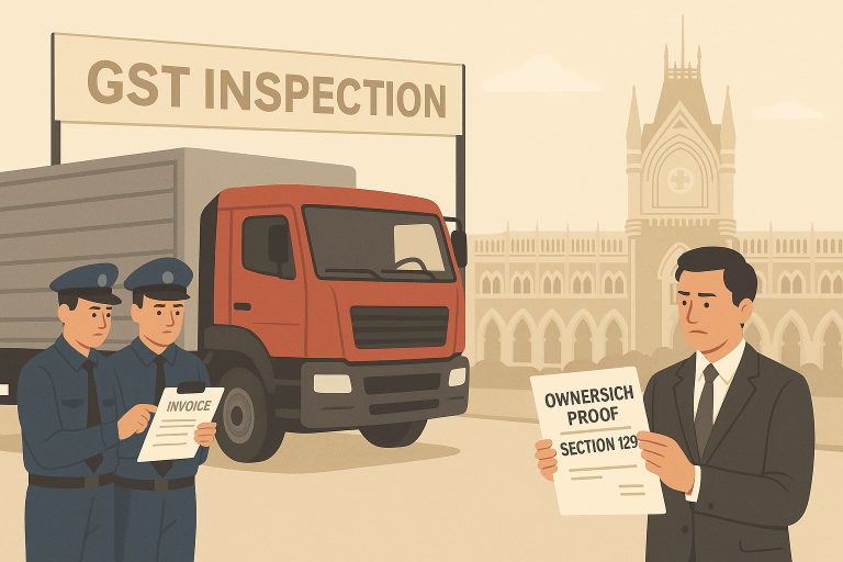 Release of goods denied under Section 129(1)(a) upheld as ownership was disputed; petitioner permitted to prove ownership before appellate authority with right to cross-examine supplier
