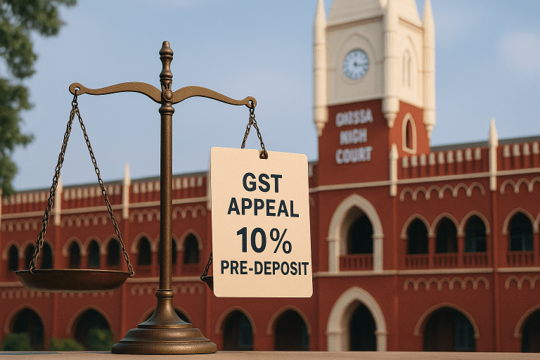 Pre-deposit for GST appeal reduced to 10% as Orissa High Court aligns State notification with Central amendment