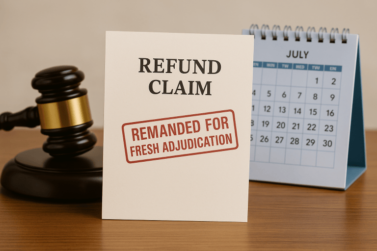 Refund rejection order set aside as limitation extended under Supreme Court’s suo motu COVID directions; matter remanded for fresh adjudication
