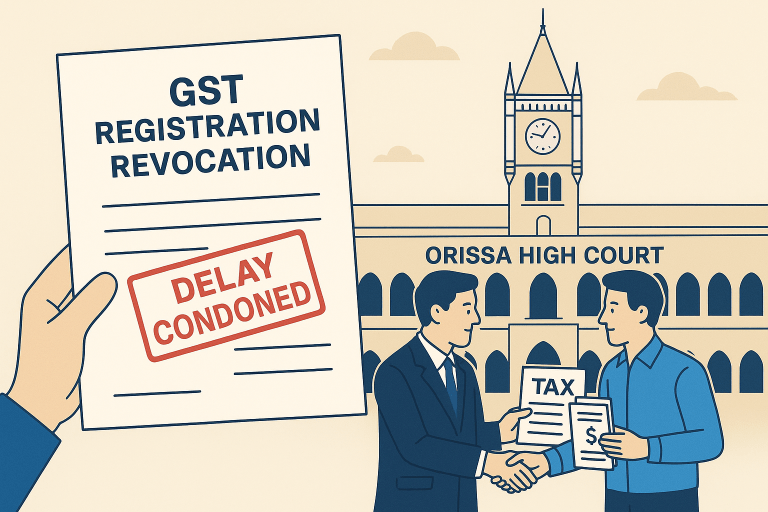Delay in revocation of GST registration condoned as taxpayer agreed to discharge all dues and comply with Rule 23 formalities