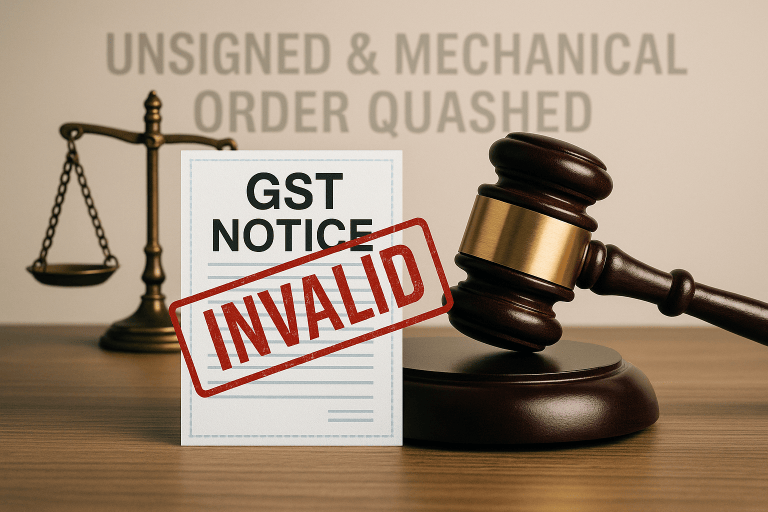 GST registration cancellation quashed as show cause notice and revocation orders were unsigned, vague, and mechanically issued without application of mind