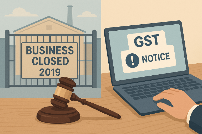 GST assessment order quashed and remanded as business closure led to unserved electronic notice beyond four years