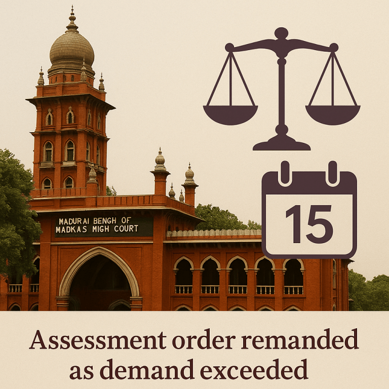 Assessment order remanded as demand exceeded show cause notice and appeal delay of 15 days was condonable