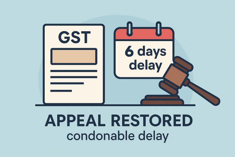 GST appeal restored as marginal delay was condonable and appellate authority failed to exercise statutory discretion