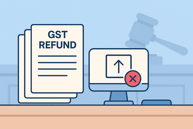 Refund rejection set aside as the appellate authority misconstrued the taxpayer’s contention on document upload failure, and failure to authenticate annexures was held a curable defect not warranting denial of refund.